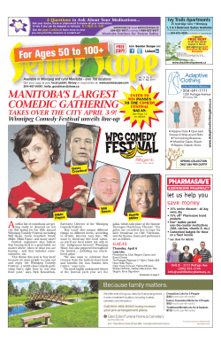 MANITOBA`S LARGEST COMEDIC GATHERING