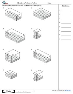 Identifying Volume of a Box