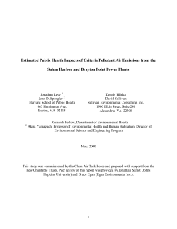 Harvard School of Public Health Study