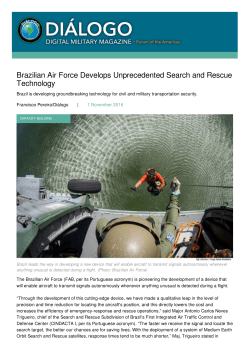 Brazilian Air Force Develops Unprecedented - Dialogo