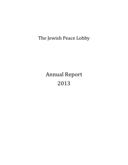 JPL REPORT: 2013 Annual Report
