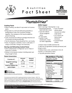 Pastabilities - Buy Eat Live Better