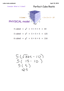 cube roots.notebook