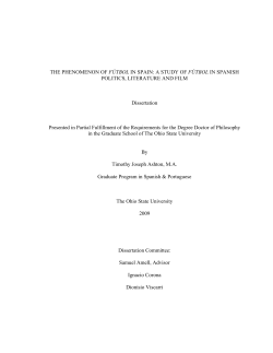 Chapter 3 &ndash; The Role of Football in Spain