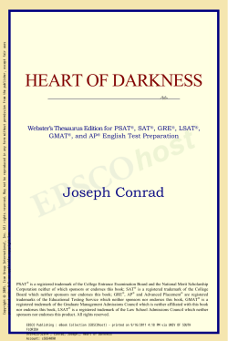 heart of darkness - eng1101afternoonclass