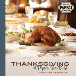 Thanksgiving At Pappas Bar-B-Q