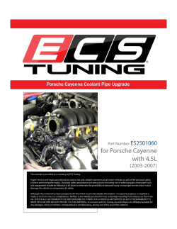 for Porsche Cayenne with 4.5L