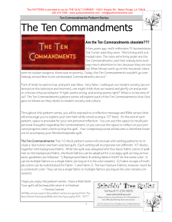 The Ten Commandments