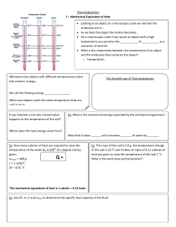 Thermo Notes Fill In