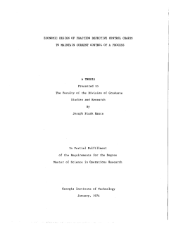 ECONOMIC DESIGN OF FRACTION DEFECTIVE CONTROL