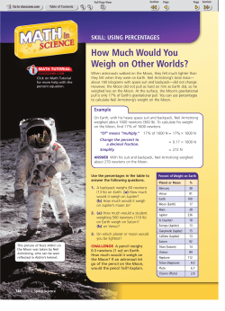How Much Would You Weigh on Other Worlds?