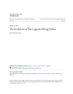 The Evolution of The Legend of King Arthur - SUrface