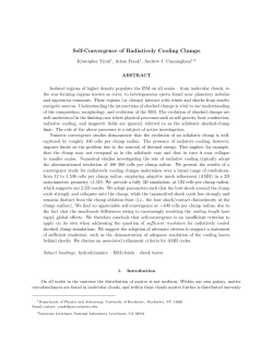 Self-Convergence of Radiatively Cooling Clumps
