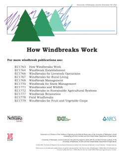 How Windbreaks Work - Nebraska Forest Service
