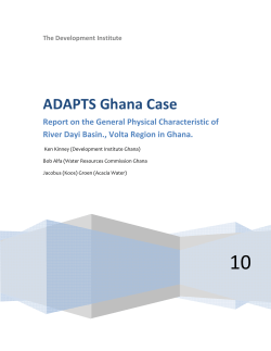 Physical characteristics of the Dayi basin