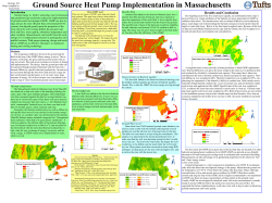 Ground Source Heat Implementation in Massachusetts