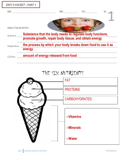 THE SIX NUTRIENTS
