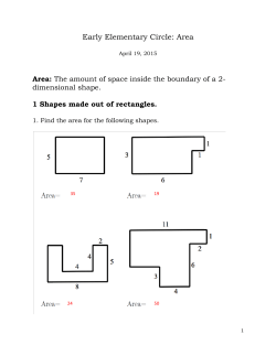 Handout with solutions