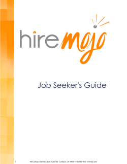 Job Seeker`s Guide