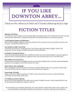 IF YOU LIKE DOWNTON ABBEY