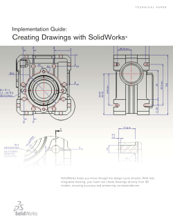 Creating Drawings with SolidWorks&reg;