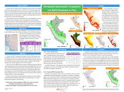 Optimizing Biodiversity Co-benefits for REDD Programs in Peru