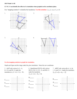Use &ldquo;mapping notation&rdquo;