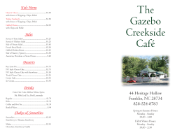 The Gazebo Creekside Caf&eacute;