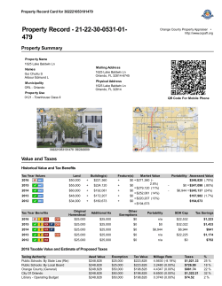 Property Record - 21-22-30-0531-01