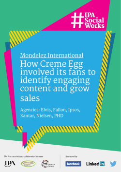 How Creme Egg involved its fans to identify engaging content and