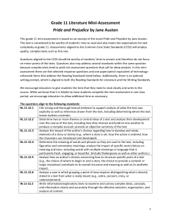 Pride and Prejudice by Jane Austen