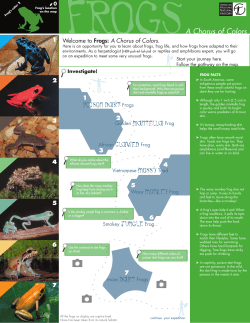 Frogs - American Museum of Natural History