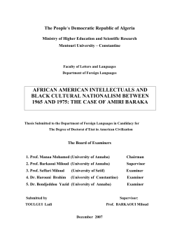 african american intellectuals and black cultural nationalism