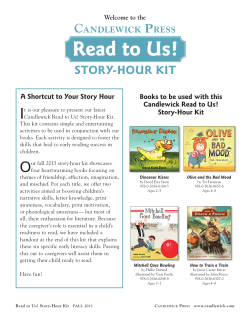 Story-Hour Kits - Candlewick Press