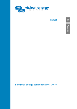 BlueSolar charge controller MPPT 70/15 - Solar