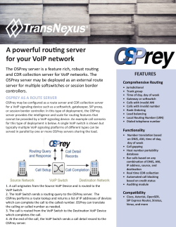 Data Sheet - TransNexus