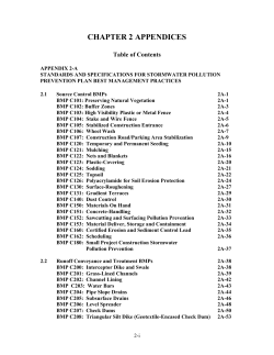 SWPPP Best Management Practices