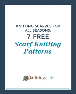 Knitting Scarves for all Seasons: 7 FREE Scarf