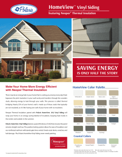 HomeView with Neopor Insulation