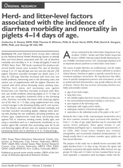 Herd- and litter-level factors associated with the incidence