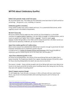 MYTHS about Celebratory Gunfire