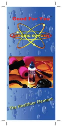 AO brochure - aerobic oxygen