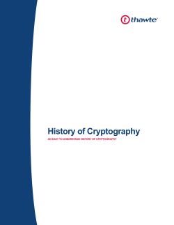 History of Cryptography - Bell-ATS (Advanced Technical Services)