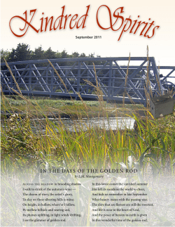 September 2011 KS - Anne of Green Gables