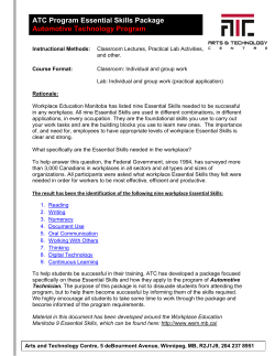 Automotive Technology Program ESP