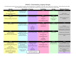 Cheer Scoring Range Sheet
