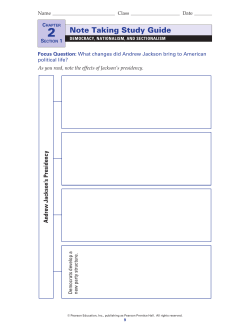 Note Taking Study Guide