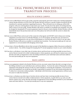 cell phone/wireless device transition process