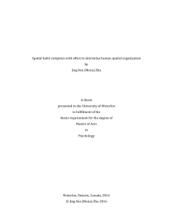 Spatial habit competes with effort to determine human spatial