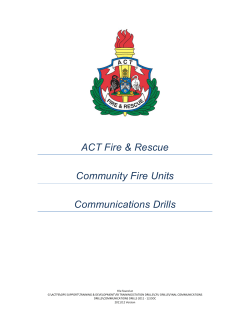 CFU Communications drills 2011